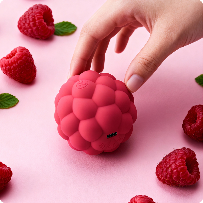 Berri Clitoral Vibrator (Raspberry) — colors